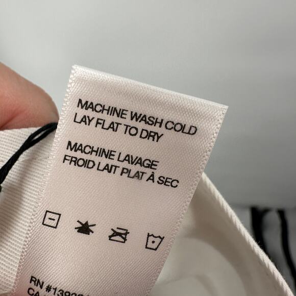 BLDWN NWT White Button Front Mini Alexis Skirt in Optic White // 2 - Picture 9 of 10